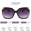 Newest Sunglasses Women Sunglasses Ladies Eyewear Anti-UV Square Sun Glasses Accessories Retro Camellia Summer Glasses for Women