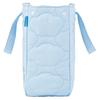 Skater Quilted Fabric Insulated Lunch Bag with Sanrio Cinnamoroll Drawing Pocket, KBCB5-A