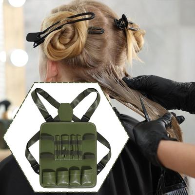Haircut Tools Storage Chest Bag Adjustable PU Leather Organizer Rig