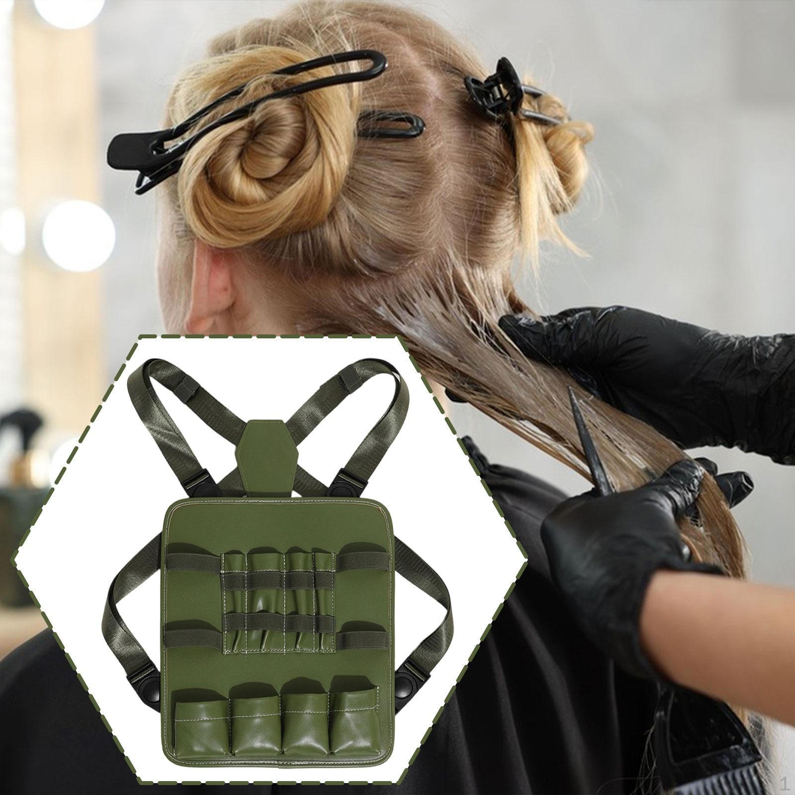 

Haircut Tools Storage Chest Bag Adjustable PU Leather Organizer Rig