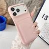 Solid Color Lychee Grain PU Leather Wallet Case For iPhone 12 13 14 15 16 17 Pro Max Luxury Card Slot Hard Protective Back Cover