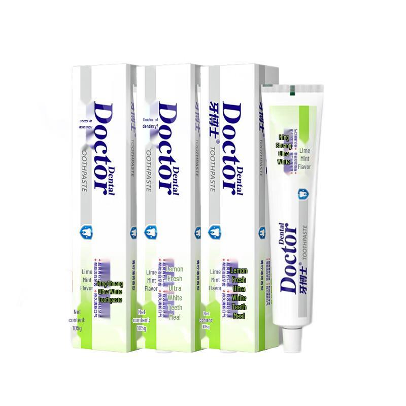 

Doctor B Lemon Super White Toothpaste 3-Pack