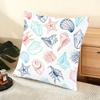 Seashell Pattern Cushion Cover Soft Short Plush Pillow Cover Smooth Cozy Texture Aesthetic Cushion Case Home Decor