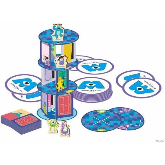 Card Tower Game Plus Monsters Inc.