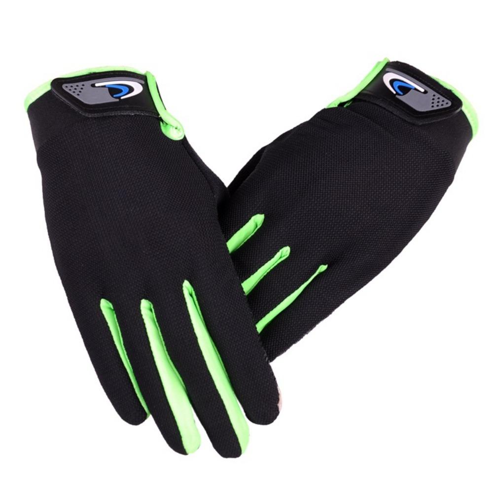 Spring and summer gloves outdoor sports cycling touch screen breathable non-slip sunscreen mesh bicycle fishing gloves