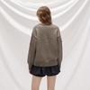 UNIFREE Korean Style Jacquard Knit Pullover Sweater