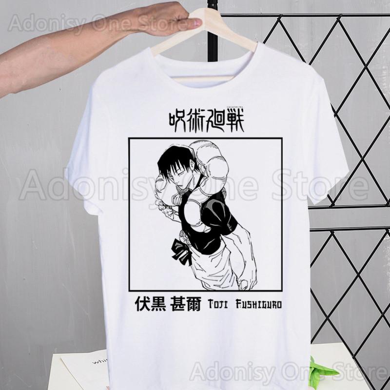 Toji Fushiguro Harajuku T-shirts Summer  Unisex/Wo Unisex Hip Hop Funny Print Tshirt Streetwear t shirts Short Sleeve Tops Shirt