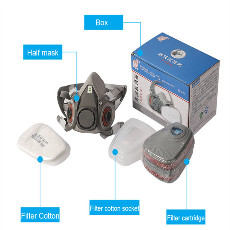 Dual-effect Dust Masks, Gas Masks, Chemical protection Suits, Windproof protection Masks for Farm Work