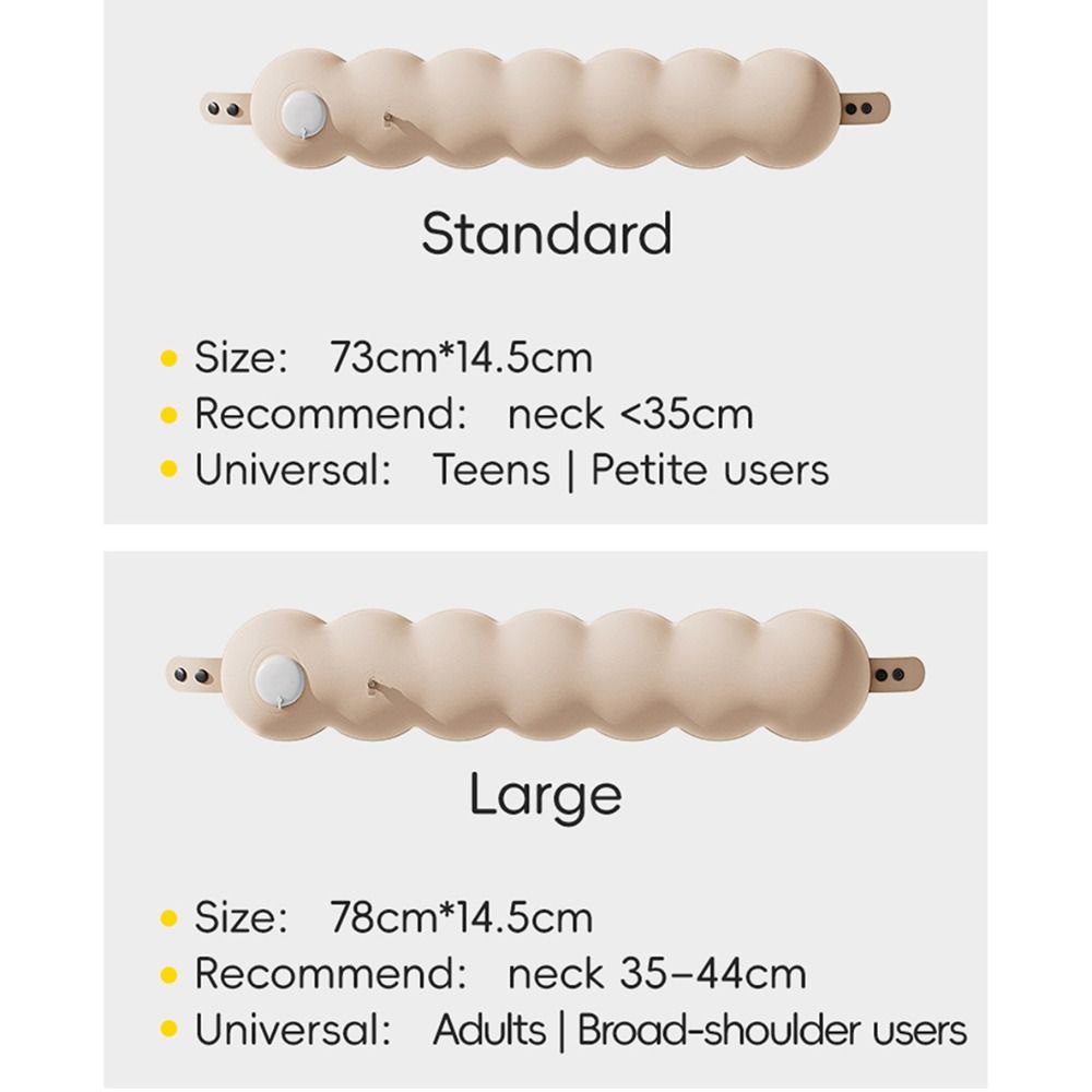 Adjustable Inflatable Travel Neck Pillow Ergonomic Integrated U Shaped Pillow Soft Cervical Orthopedic Airplane Neck Pillow