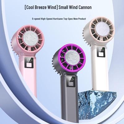 2026 High-Speed USB Mini Portable Handheld Cooling Fan for Students - Strong Wind and Outdoor Use