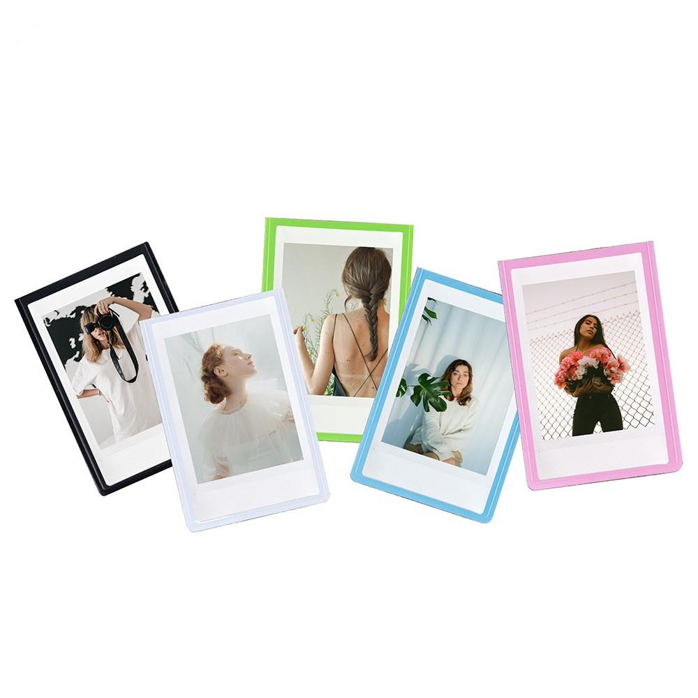 For 3-InchPhoto Frame Magnet Design Polaroid Photo Frame Mini Acrylic Magnetic Picture Frames Transparent Acrylic Card Display Stand
