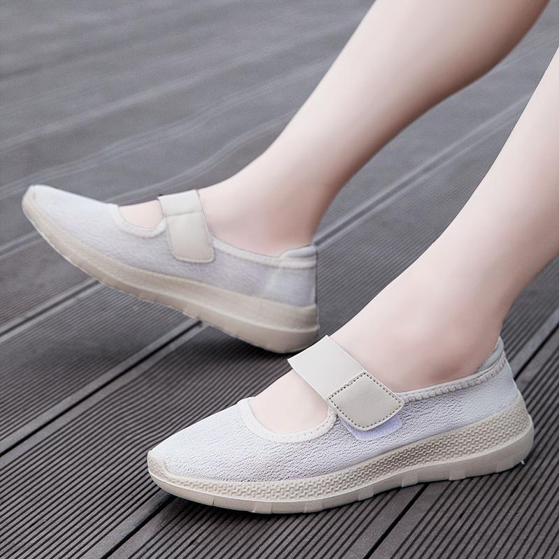 2025 Summer Women Casual Shoes Soft Portable Sneakers Walking Shoes Flat Soles for Women Breathable Slip On Shoes