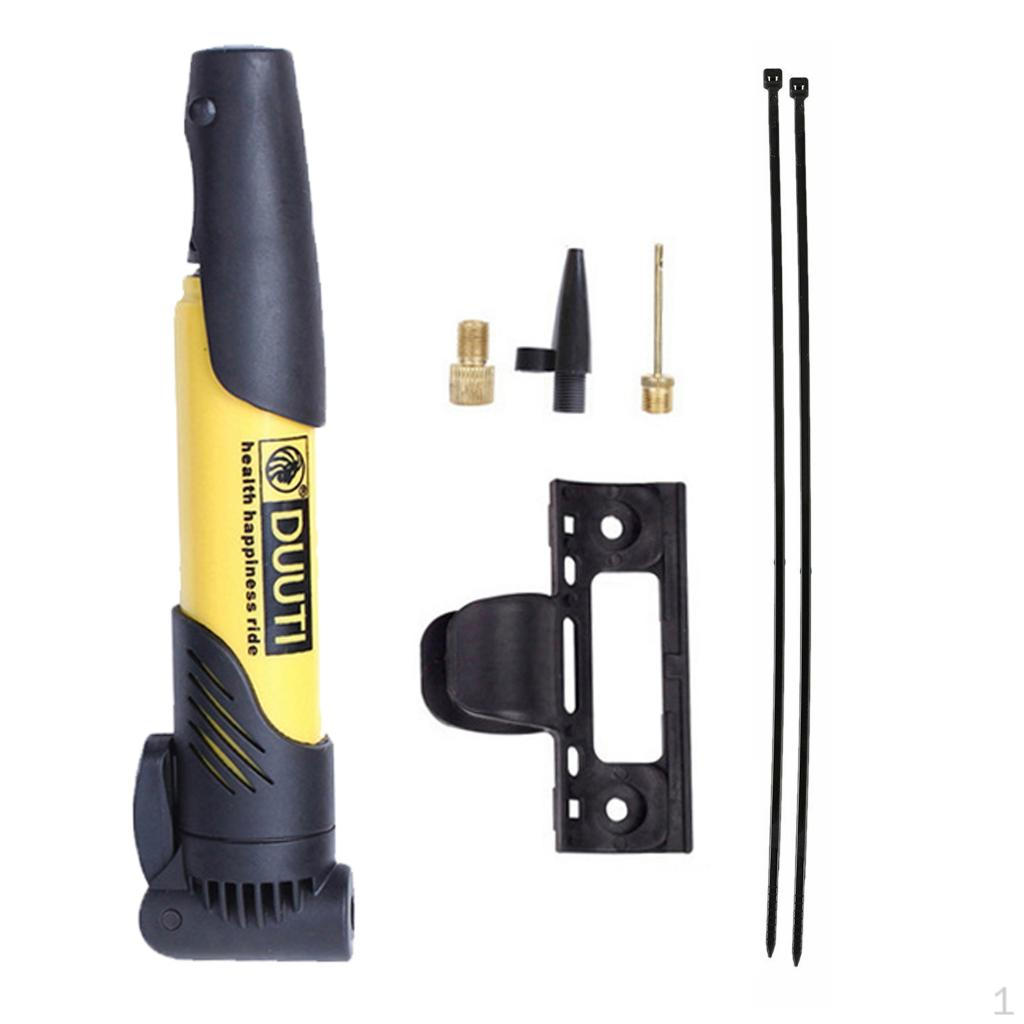 Bike Mini Hand Pump Mountain Road Bicycle Frame Mounted Inflator Air Valve