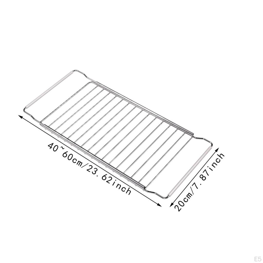 Dish Drainer Over Sink Rack for Cups Multifunctional Expandable Cork Coaster,