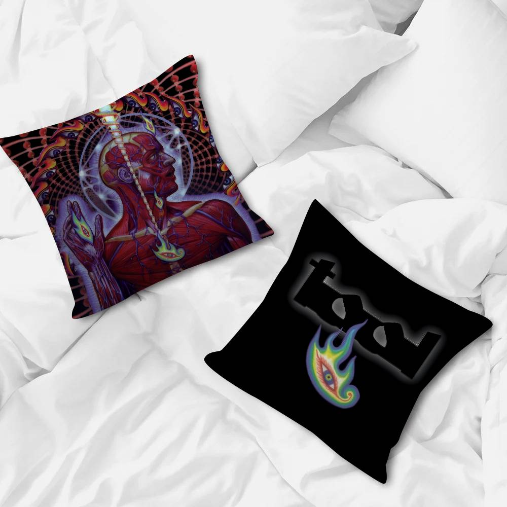 Band T-ToolS Lateralus   Cushion Cover Pillowcase Upholstery Sofa Throw Pillow Home Decor Pillowcas
