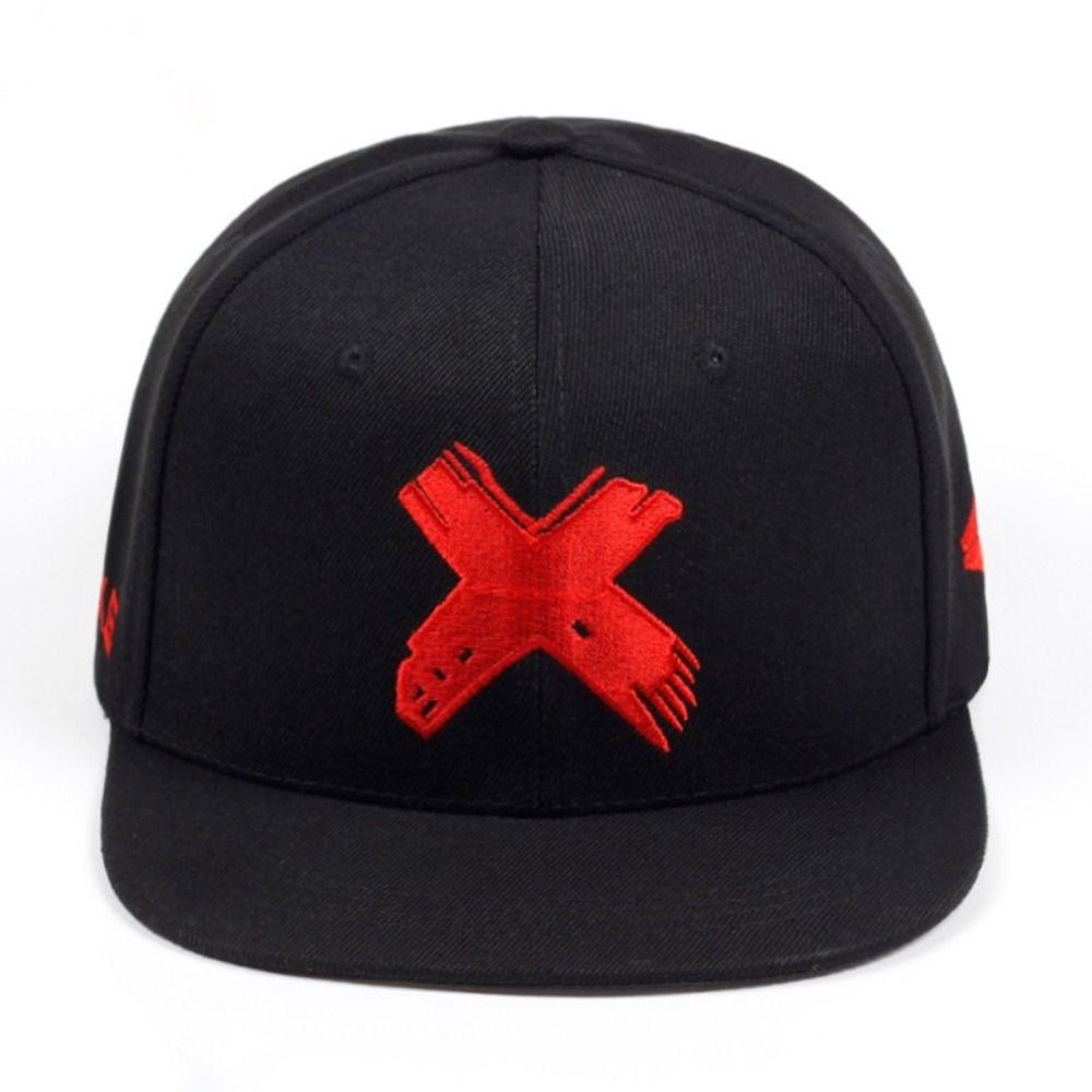 X Embroidery Hip-hop Hats Polyester Snapback Baseball Hat Trend Baseball Caps  Spring Autumn