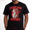 Death Row Records Black T Shirt Blood Chair Print Size L Vintage Versatile Graphic Unisex Fashion Stylish Soft Slightly