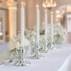 Clean Lines Candle Holder Candlestick for Tealight or Pillar Candles, Metal European Simple Holder, Romantic Wedding Decor Dinner Table Centerpiece