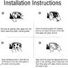 NEYASU Mirror Glass Driver Left Side fit for 2007 2008 2009 Saturn Aura 2008 2009 2011 2012 Chevy Malibu LS LT Flat Glass Replacement with Adhesives