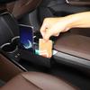 For BMW X1 U11  2024 ABS Black Center Console Side Storage Box Multi-Function Mobile Phone Tray Car Interior Accessories