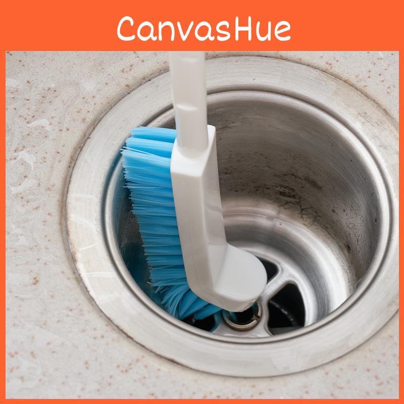 Angle Cup Brush For Kitchen Sink Cleaning With Durable Plastic Material