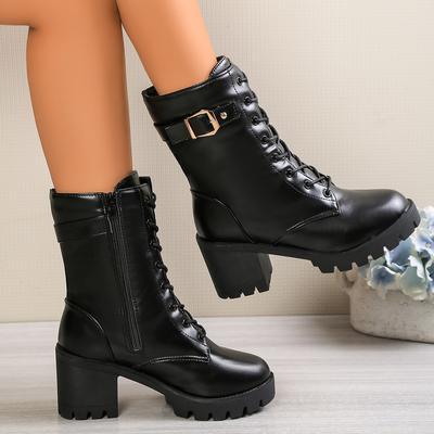 Luxury Women's Boots Winter Warm Women Snow Boots Fashion High Quality High Heels Comfort Platform Women Short Boots Botas Mujer