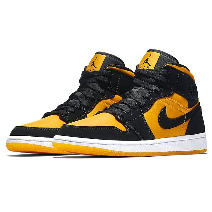 Air Jordan 1 Mid 'Black University Gold' Men's CD6759-007