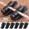 Universal Headphone Wire Clip 360 Degree Rotatable Earphone Earbud Cable Clip Cord Collar Hooks for Broadcast Microphone
