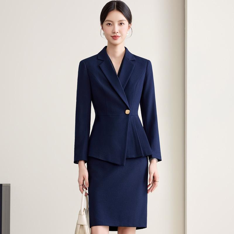 Damen Professionelles Anzugset - Neue Herbst 2025 Formelle Kleidung für Juweliergeschäft, Schönheitssalon und Hotelrezeption