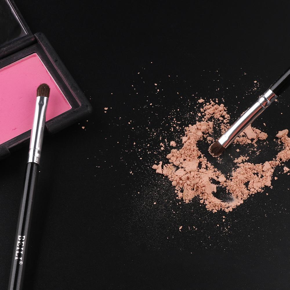 EILI Black 23 Pcs Make Up Brushes Tools Foundation Eyeshadow Eyelash Eyebrow Brush Professional Makeup Brushes Set Natural Hair