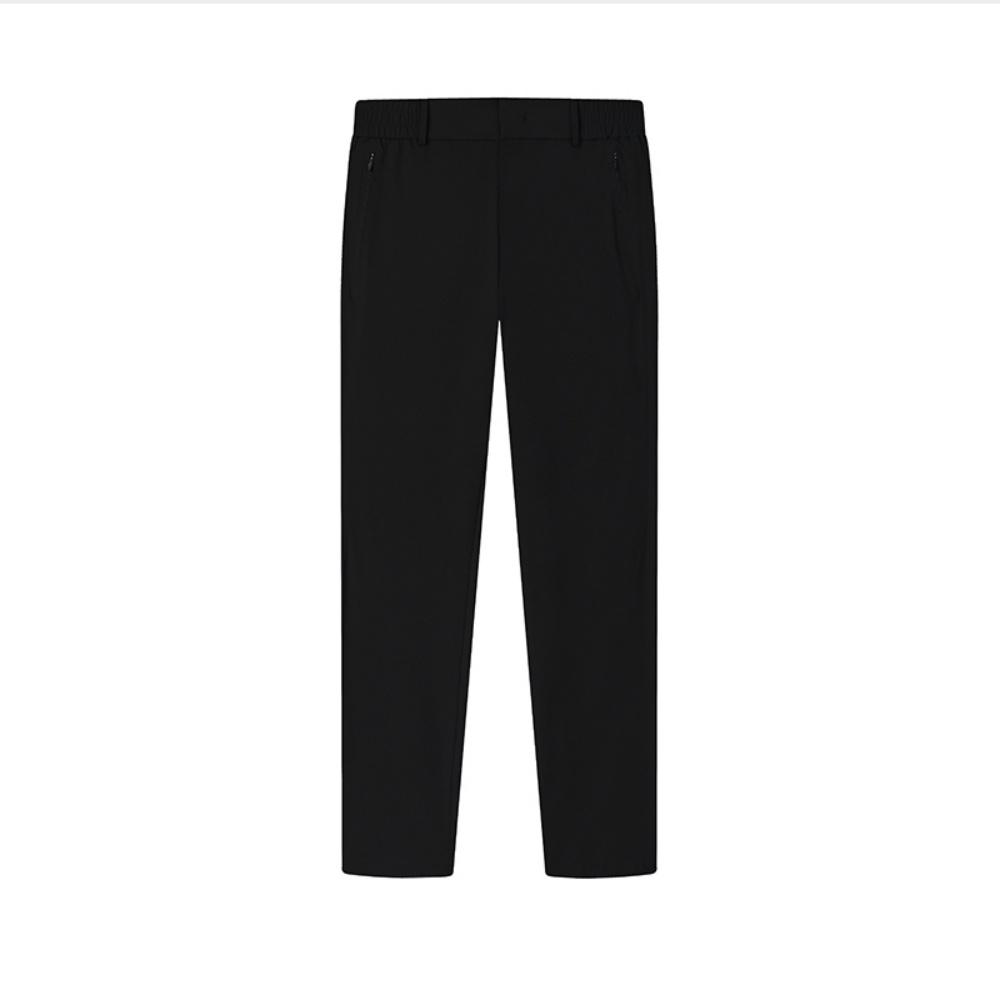 New FILA Knitted Sweatpants Men's Jet Black F11M522804F-BK