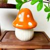 Cartoon Mushroom Ceramic Storage Jars Home Desktop Toothpick Holder Cotton Swab Organizer Kitchen Bathroom Decoratives Container