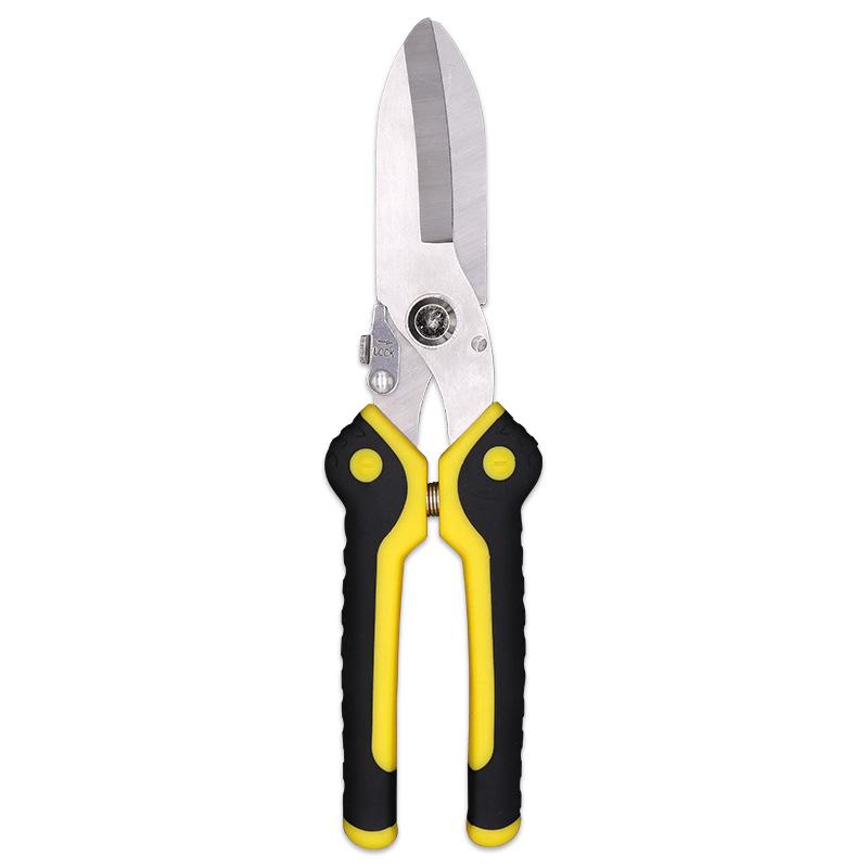 8inch Stainless Steel Sharp Blade Garden Shears PP+TPR Handle Bypass Professional Electrician's Iron Wire Cutting Tool Scissors