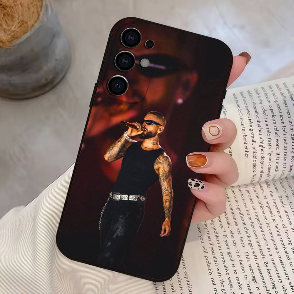 M-Maluma P-Pelon Phone Case For Samsung S25,S24,S21,S22,S23,S30,Ultra,S20,Plus,Fe,Lite,Soft Black Cover