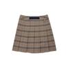 MARTINE GOLF Check Pleats Skirt_Beige