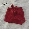 Stretch Fit Thong Panties Women's Sexy Sheer Lace Thong, Cheeky See Through Underwear, Skin-friendly High Waist T Back with Bow Women Underwear