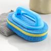 2Pcs Flexible Plastic Sponge Cleaning Fibre Cotton Bathroom Bathtub Brush With Handle