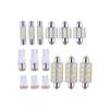 12V Car Interior White LED Map Dome Light Bulbs Package Kits Fit For Hyundai Sonata 2011 2012 2013 2014