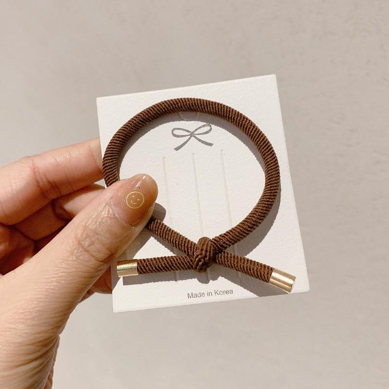 Korean High Elastic Knotted Hair Scrunchie for Women