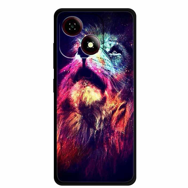 Case For ZTE Blade A35e Global Soft Silicone Phone Cases for ZTE Blade A35 E Dustproof Back Cover Moon Wolf Coque for ZTE A35E