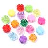 50pcs/lot Colorful Faceted Four Leaf Clover Acrylic Beads Loose Spacer Beads For Jewelry Making DIY Necklace Bracelet Earrings