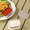 304 Stainless Steel Seasoning Box Leak-proof Condiment Containers Portable Sauce Cup