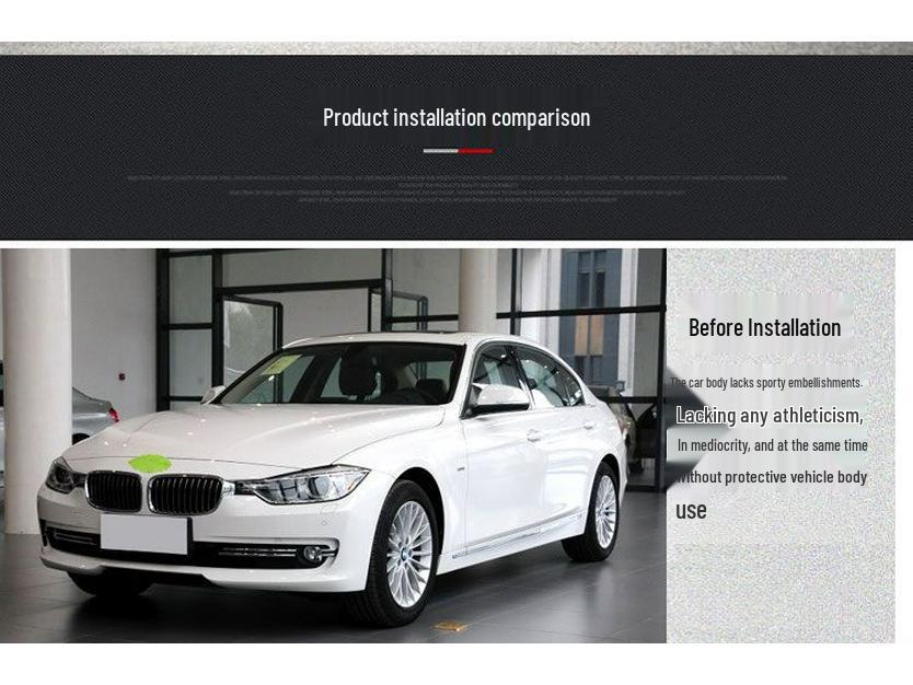 BMW 3 Series (2013-2019) M3 Conversion Kit: Front/Rear Bumpers, Side Bumpers, Hood & Fenders (F30/F35).