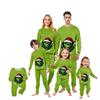 Familie Matchende Trykksett Pyjamas Loungewear Antrekk Familie Matchende Langermet Topp+Bukse Sett