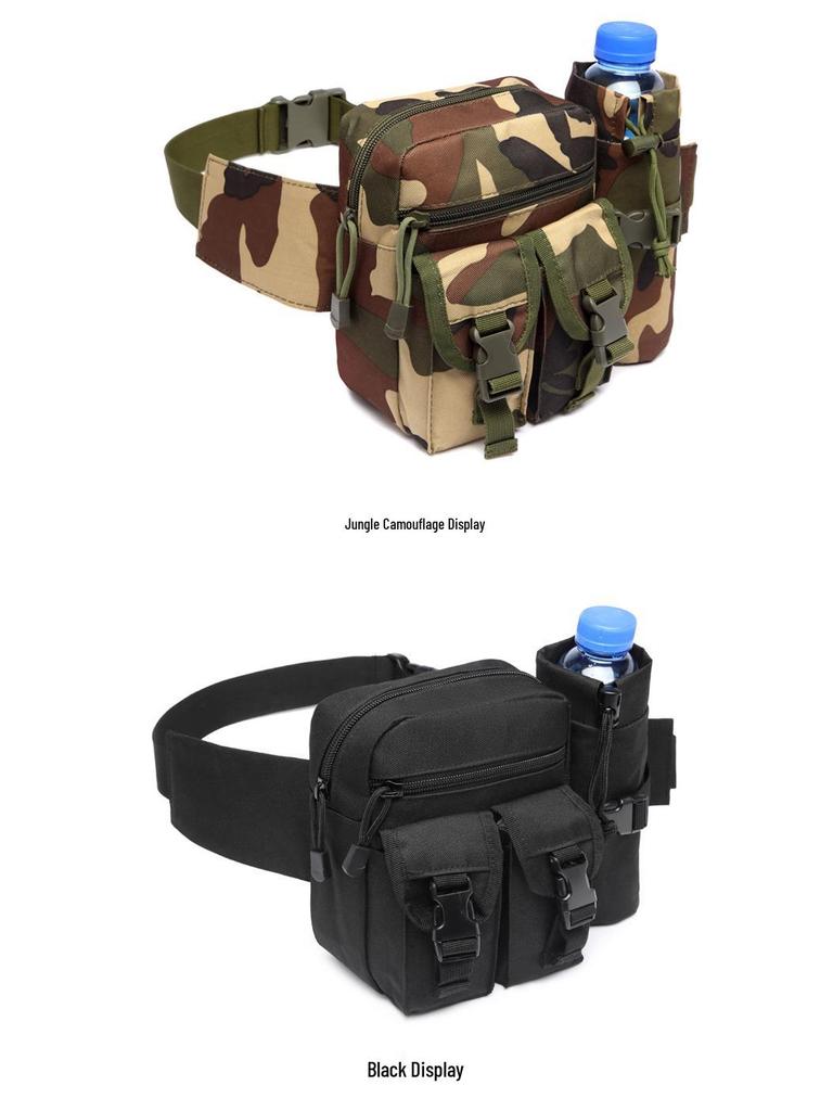 Unisex Multifunctional Waterproof Fanny Pack - Large Capacity for Outdoor Sports, Running, Work, and Fishing