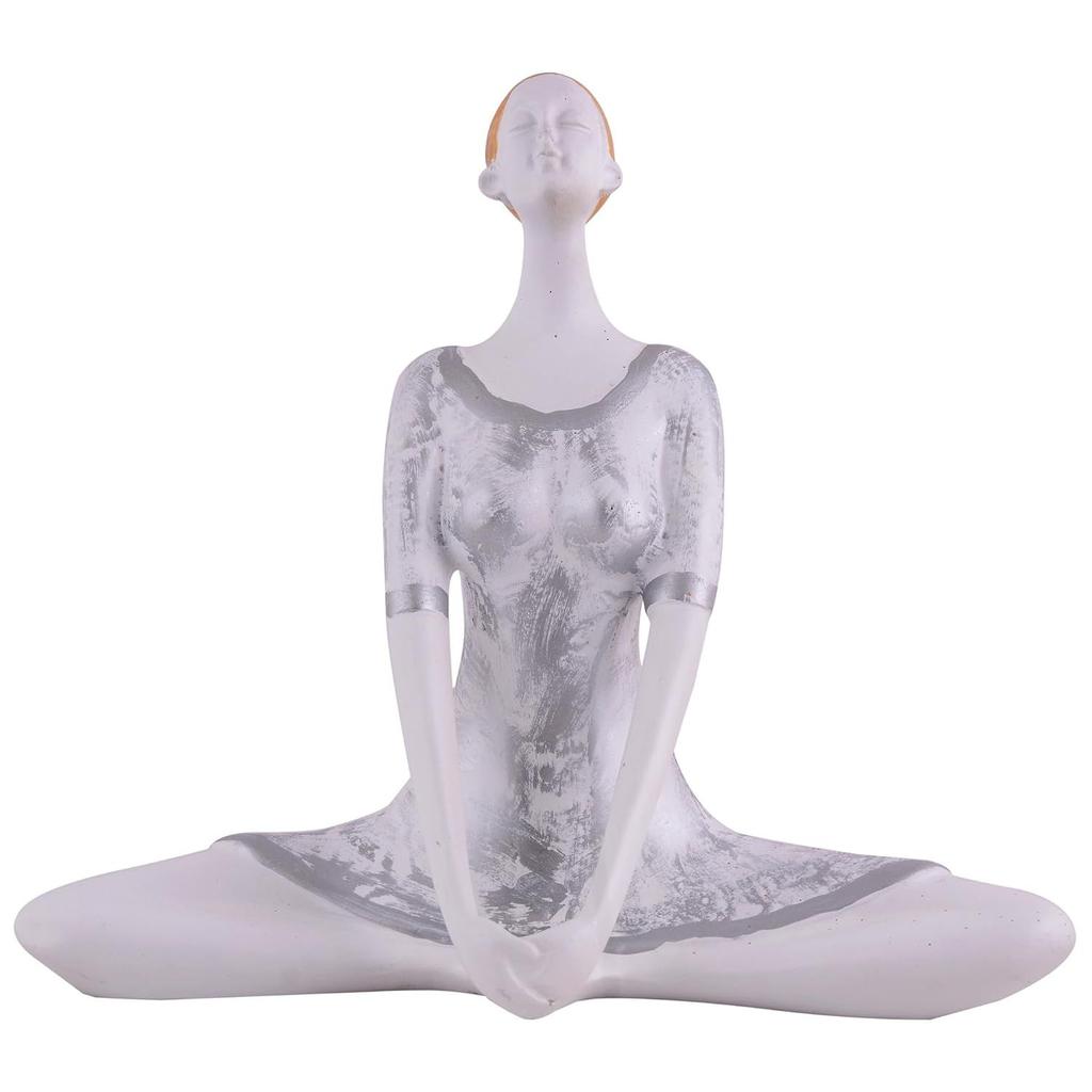 Yoga Lady Home & Office Decor Showpiece