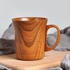 280ml Coffee Mug Large Capacity Japanese Style Tea Cup Natural Jujube Wood Beer Milk Tea Water Cup With Handle Bar Drinkware