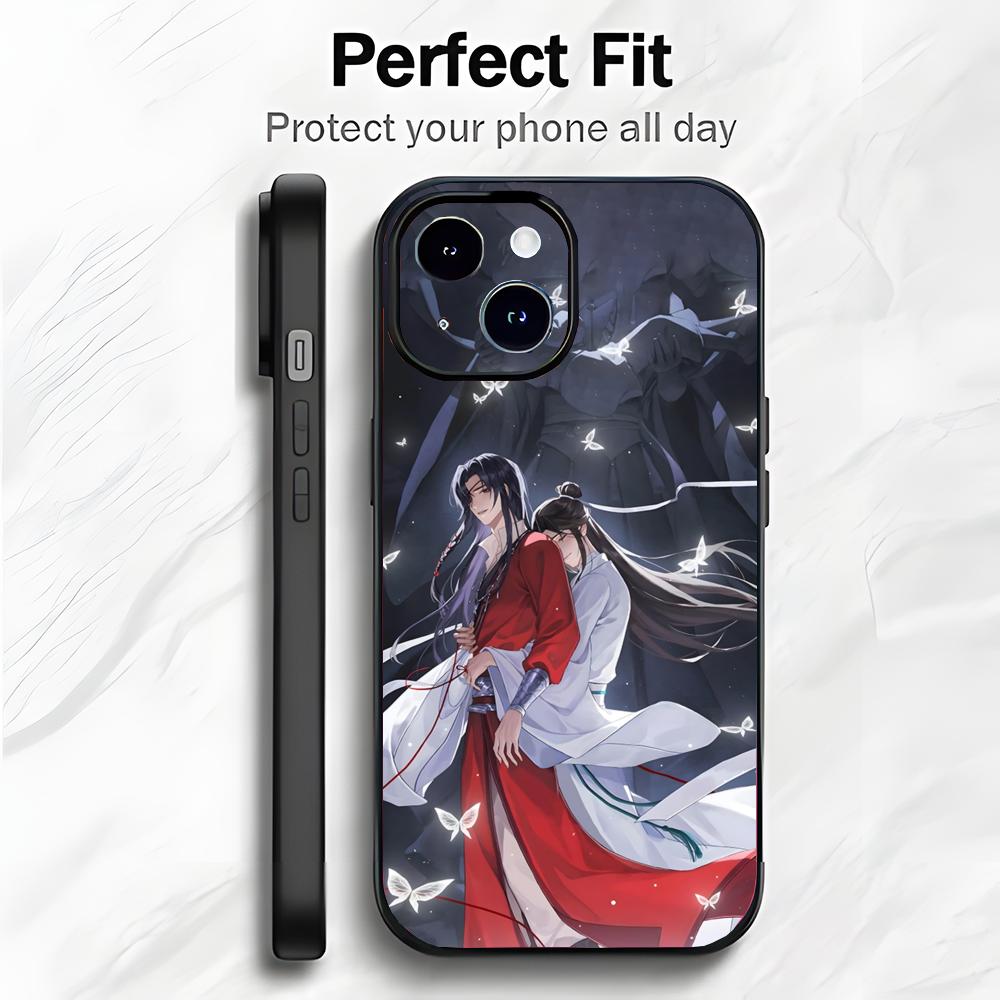 Fantasy Anime H-Heaven Officials Blessing Phone Case Phone Case Trend Soft Packaging Lightweight For iPhone17 16 15 14 ProMax