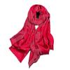 New Spring Emulated Silk Fashion Versatile Scarf Long Shawl for Women Love Simple Versatile Scarf for Women Tiansi Cotton