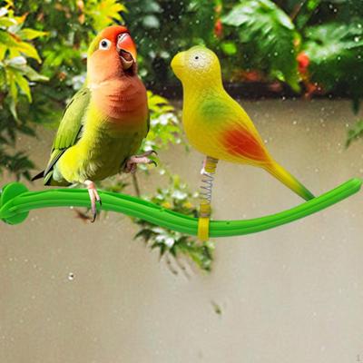 Parrot Perch Stand Playstand Portable Playground Bird Cage Toy Mounted for Training Conures